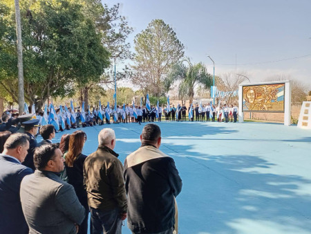 Santa Lucía conmemoró el paso a la inmortalidad del General José de San Martín